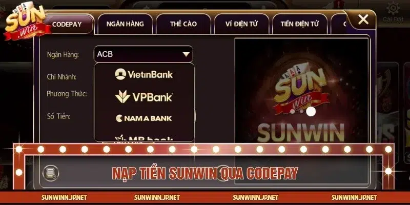 Hướng dẫn cách nạp vốn qua Codepay dễ dàng